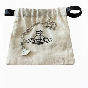 Vivienne Westwood Silver and White Necklace